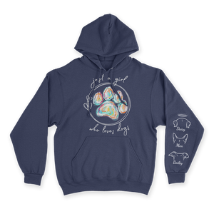 Just a Girl Who Loves Dogs - Custom Hoodie