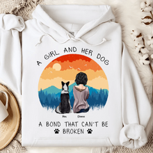 Load image into Gallery viewer, A Girl and Her Dog - Custom Hoodie